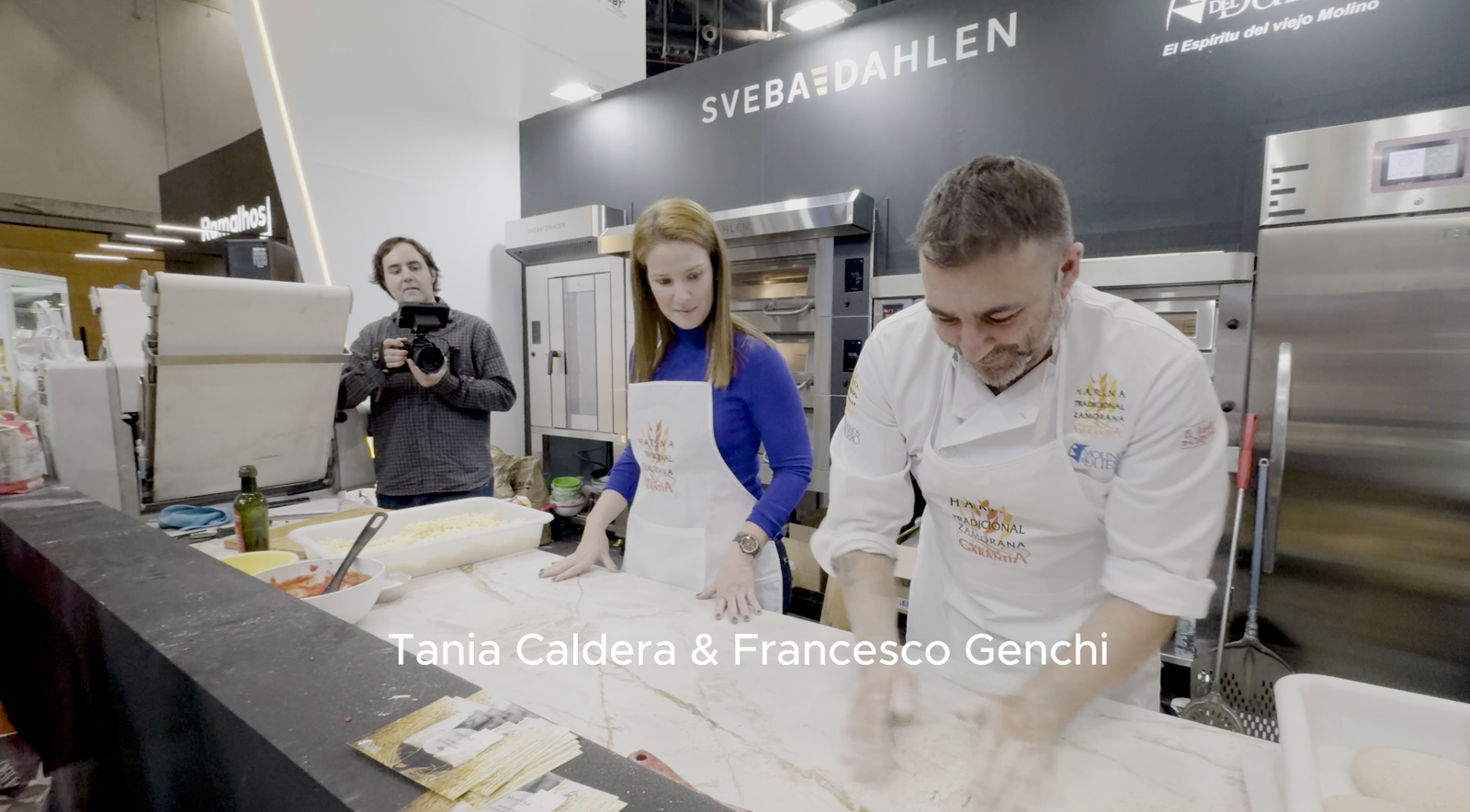 Tania Caldera con Francesco G.